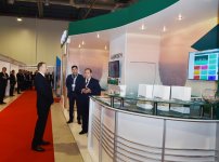 Azerbaijani president visited Bakutel 2015 exhibition (PHOTO)