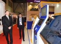 Azerbaijani president visited Bakutel 2015 exhibition (PHOTO)