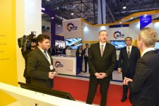 Azerbaijani president visited Bakutel 2015 exhibition (PHOTO)
