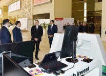 Azerbaijani president visited Bakutel 2015 exhibition (PHOTO)