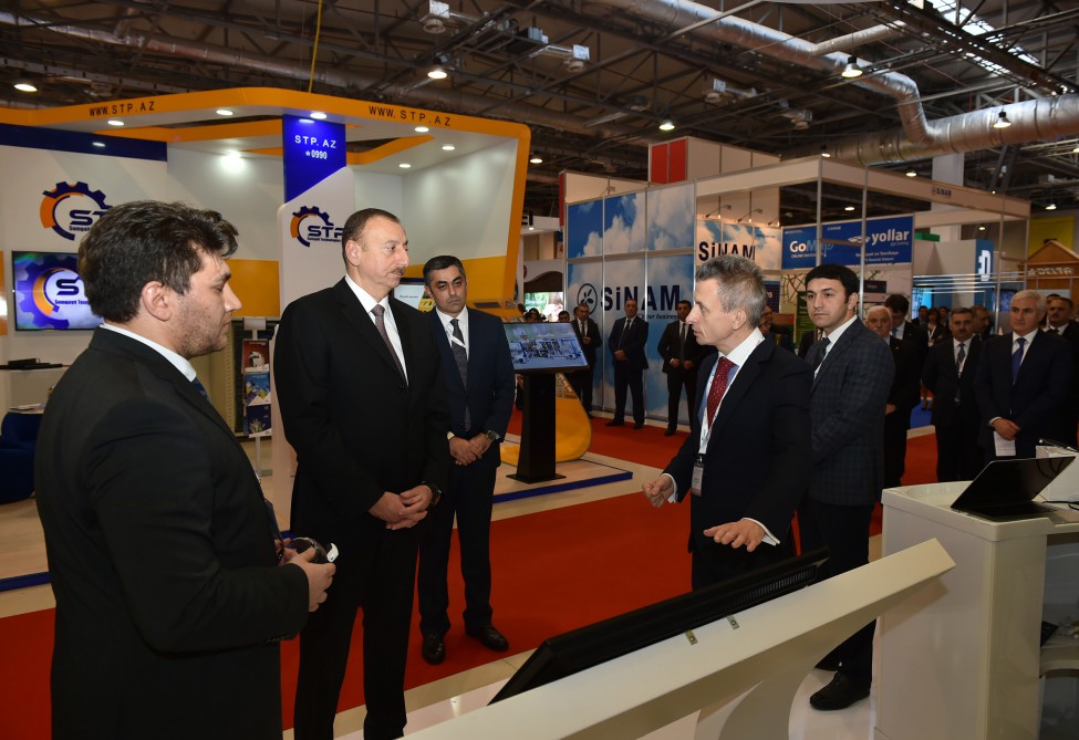 Azerbaijani president visited Bakutel 2015 exhibition (PHOTO)