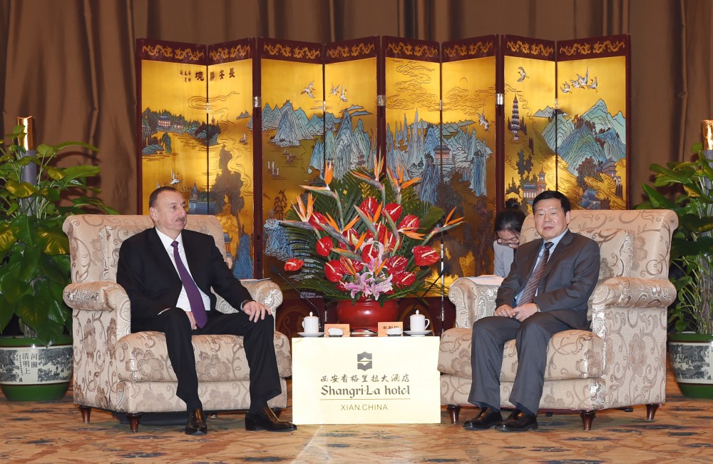 President Aliyev: Azerbaijan wants to expand co-op with China in all areas (PHOTO)