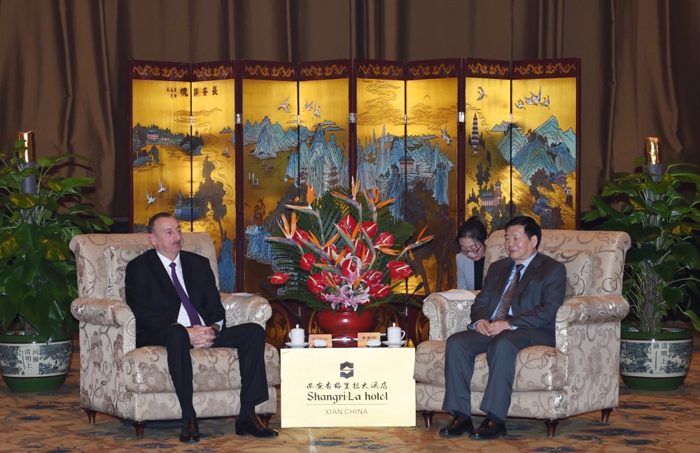 President Aliyev: Azerbaijan wants to expand co-op with China in all areas (PHOTO)