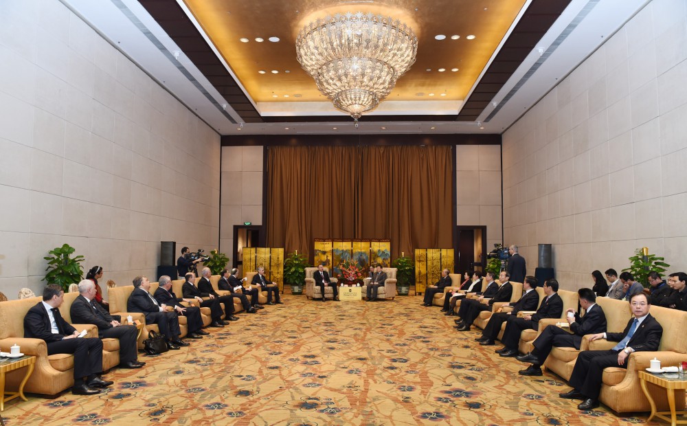 President Aliyev: Azerbaijan wants to expand co-op with China in all areas (PHOTO)