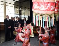 President Aliyev views Capital Museum in Beijing