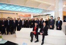 President Aliyev visits exhibition centre of Huawei in Beijing