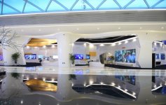 President Aliyev visits exhibition centre of Huawei in Beijing