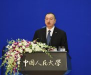 Azerbaijani president honored in Renmin University of China