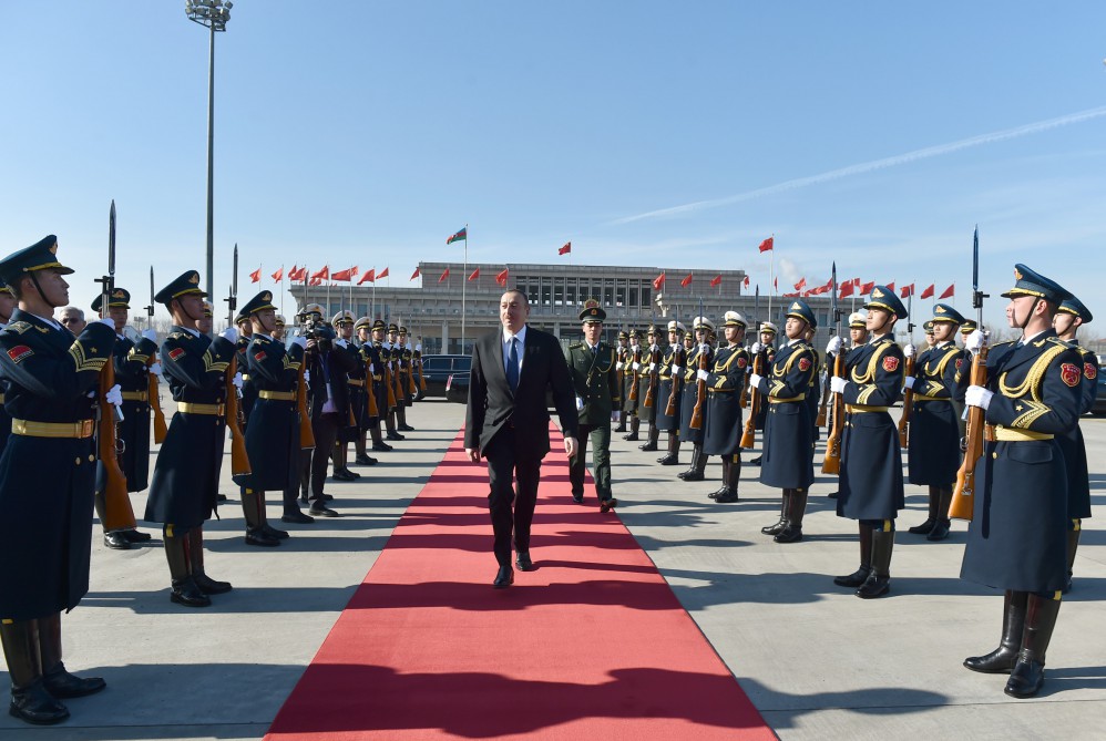 President Aliyev ends state visit to China