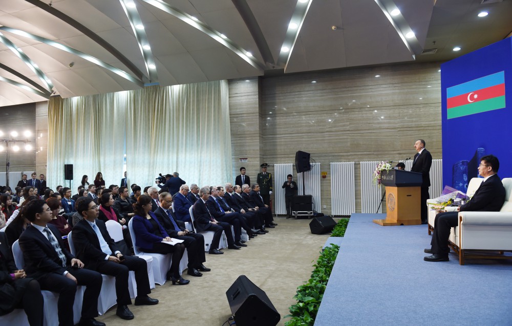 Azerbaijani president honored in Renmin University of China