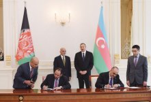 Azerbaijan, Afghanistan sign several documents (PHOTO)