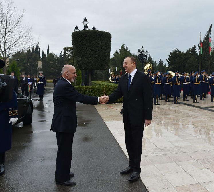 Official welcoming ceremony held for Afghan president (PHOTO)