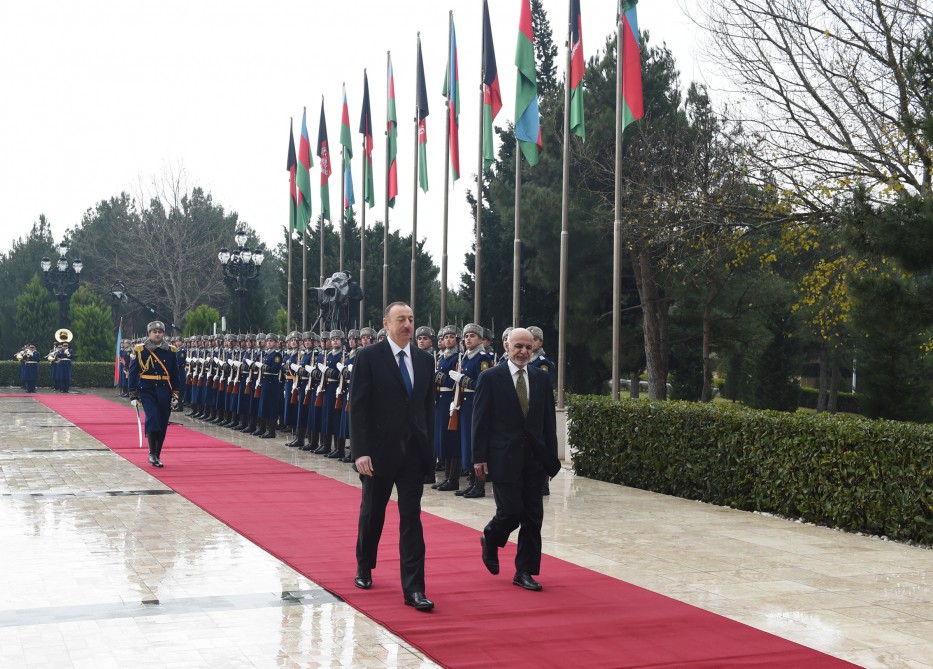 Official welcoming ceremony held for Afghan president (PHOTO)