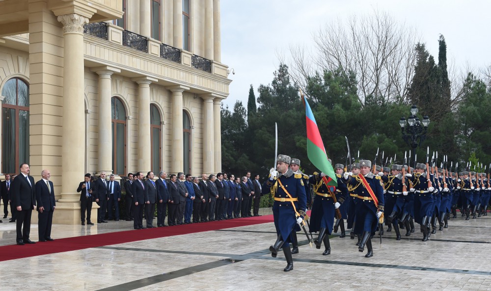 Official welcoming ceremony held for Afghan president (PHOTO)