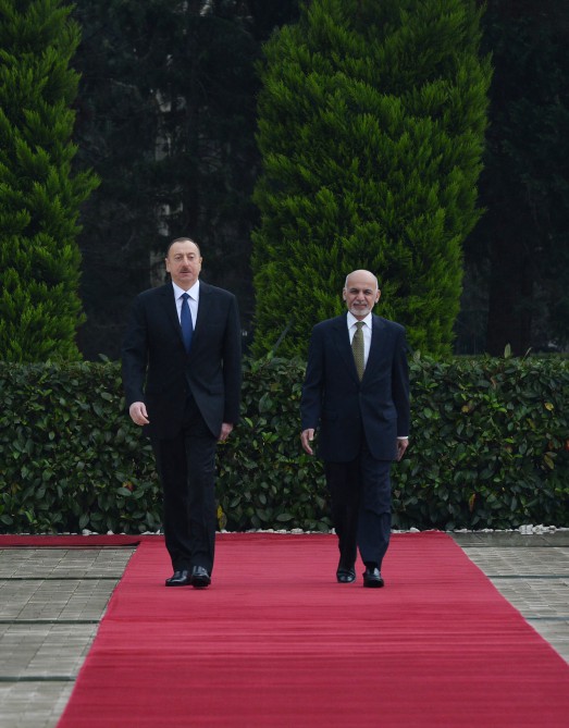 Official welcoming ceremony held for Afghan president (PHOTO)