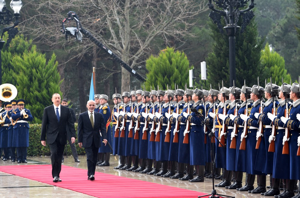 Official welcoming ceremony held for Afghan president (PHOTO)