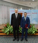 President Aliyev, his spouse attend ceremony dedicated to 2015 sport results