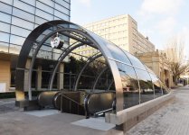 President Aliyev attends opening of expanded metro station in Baku