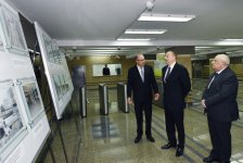 President Aliyev attends opening of expanded metro station in Baku
