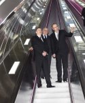 President Aliyev attends opening of expanded metro station in Baku