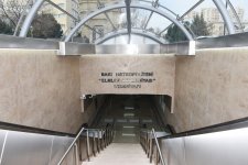 President Aliyev attends opening of expanded metro station in Baku