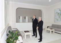 President Aliyev attends opening of “Veterinary town”