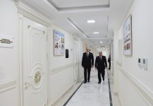 President Aliyev attends opening of “Veterinary town”