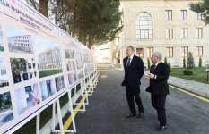 President Aliyev attends opening of “Veterinary town”