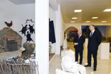 President Aliyev attends opening of “Veterinary town”