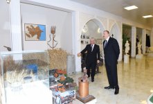 President Aliyev attends opening of “Veterinary town”