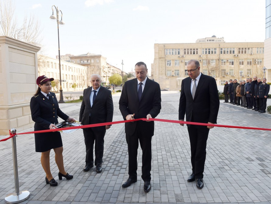 President Aliyev attends opening of expanded metro station in Baku