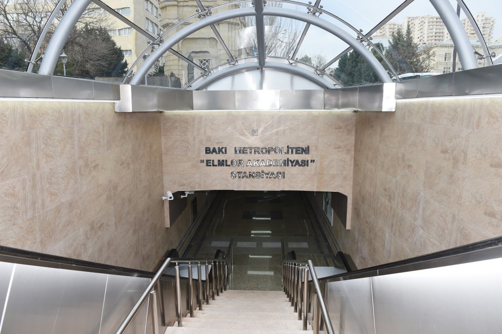 President Aliyev attends opening of expanded metro station in Baku