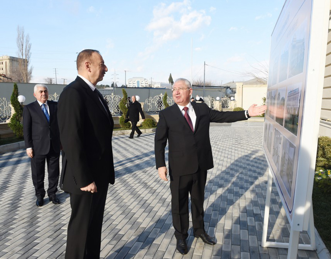 President Aliyev attends opening of “Veterinary town”