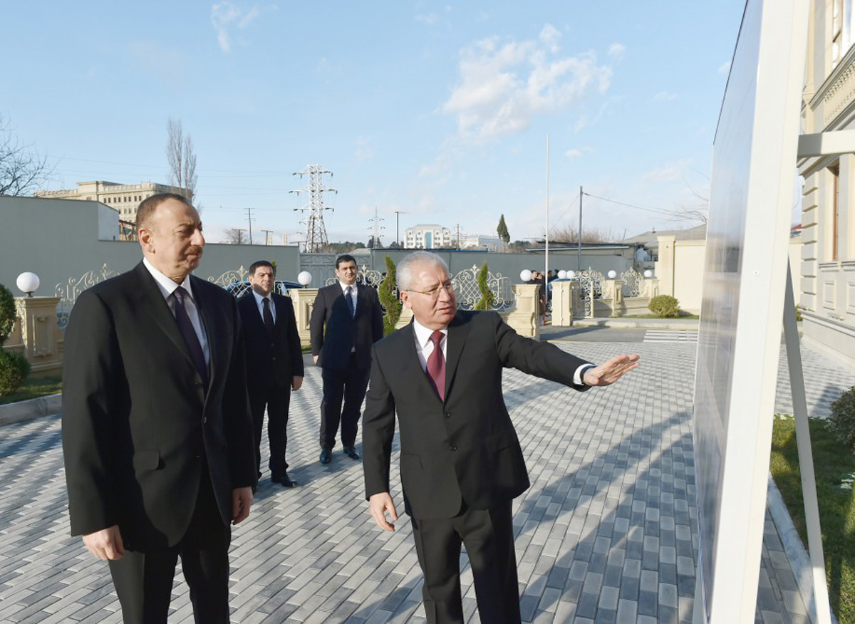 President Aliyev attends opening of “Veterinary town”