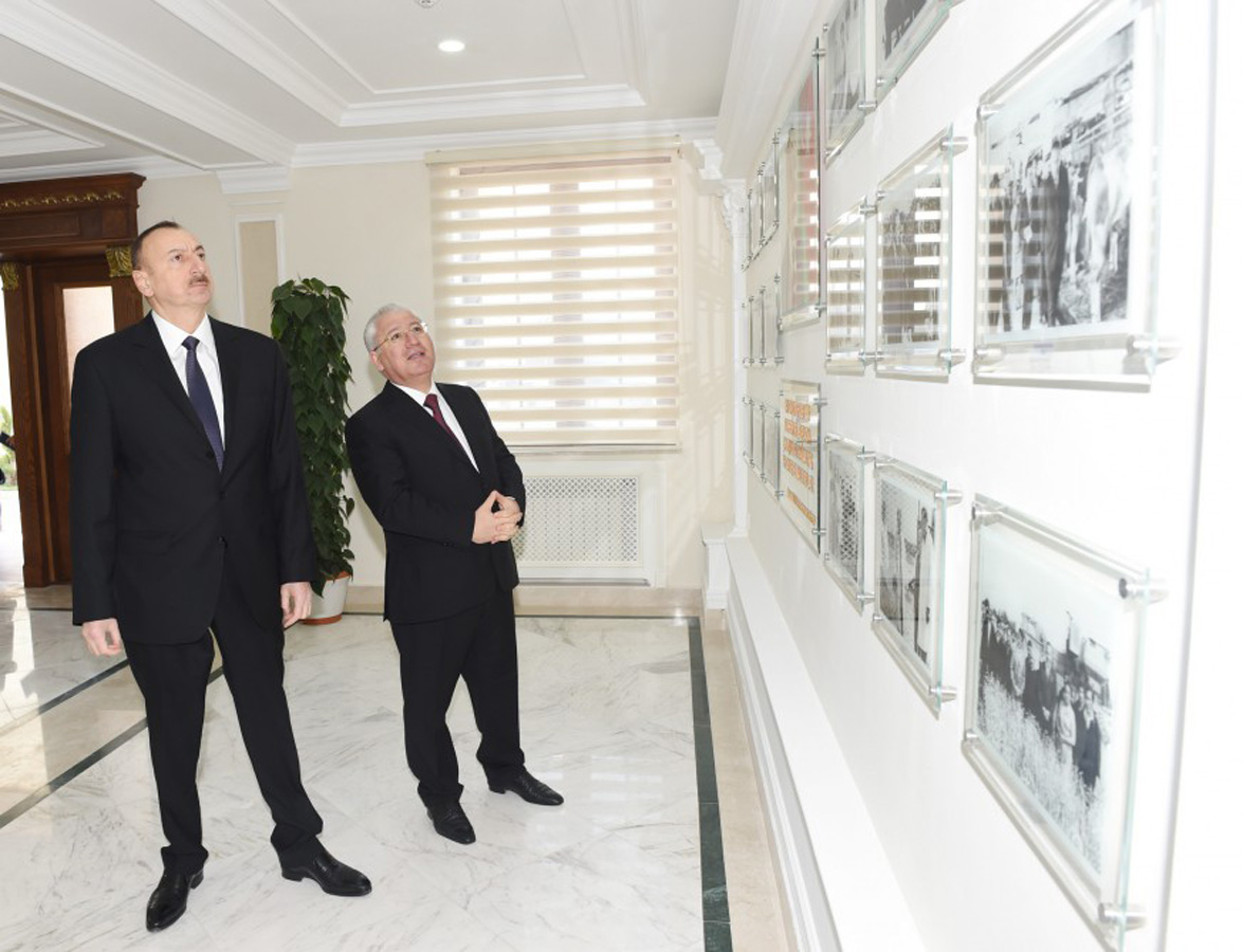 President Aliyev attends opening of “Veterinary town”