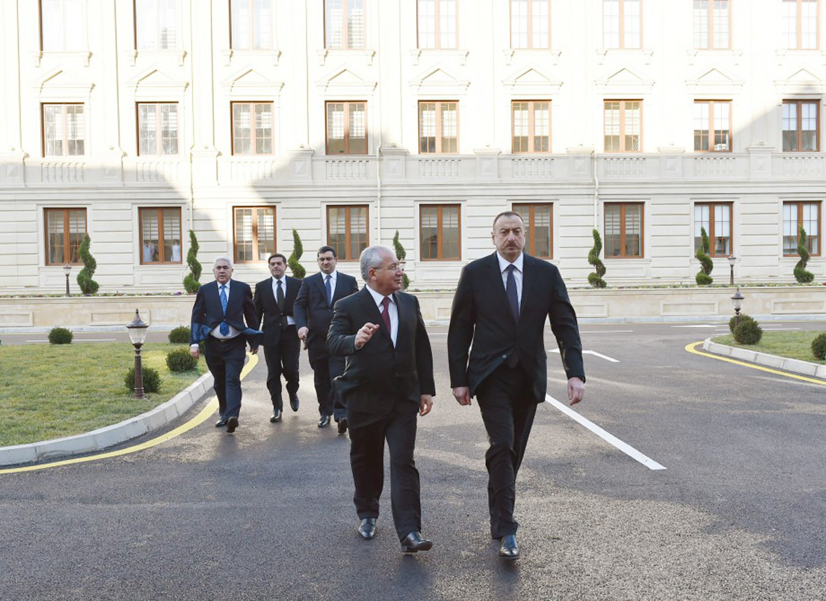 President Aliyev attends opening of “Veterinary town”