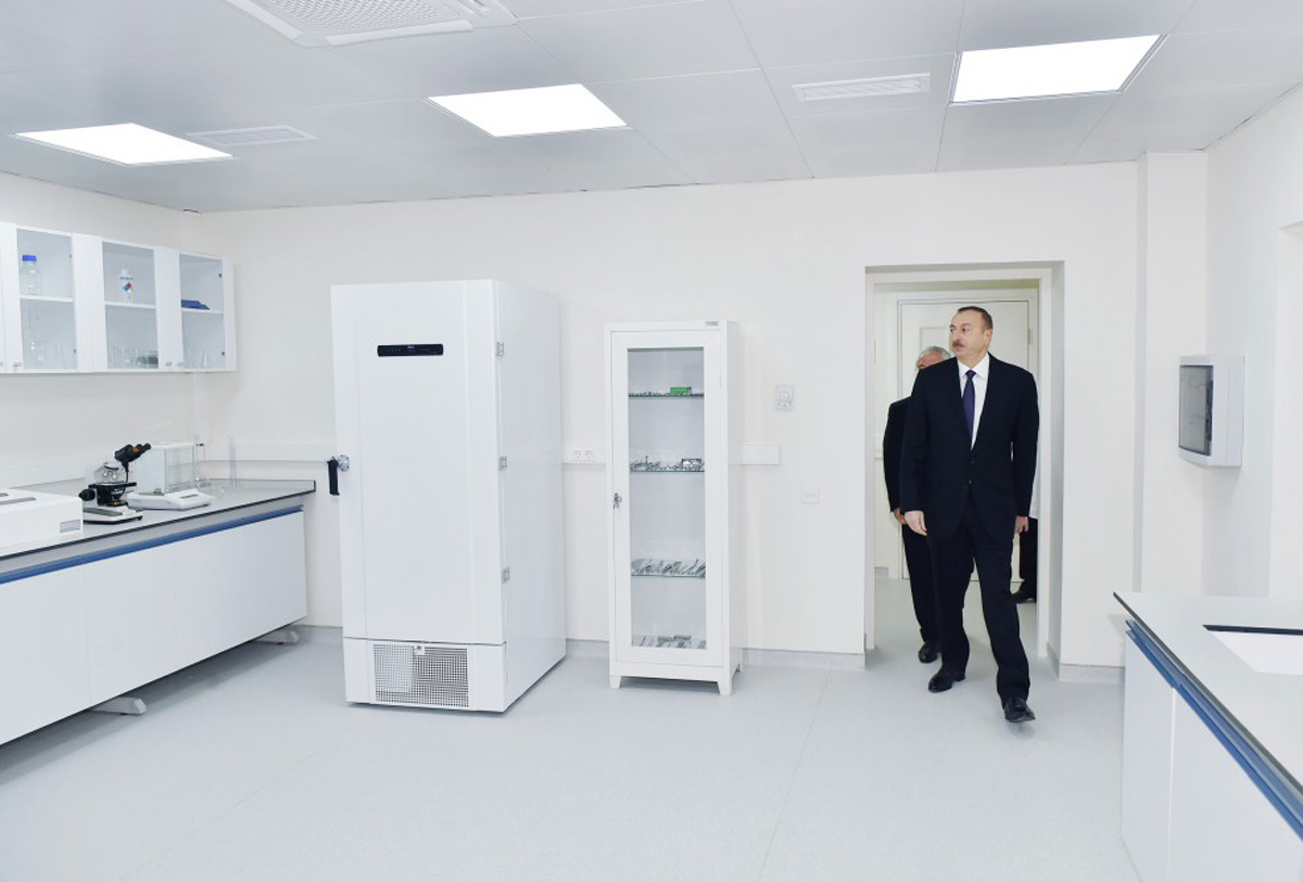 President Aliyev attends opening of “Veterinary town”