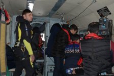 Firefighting underway at faulty platform in Caspian (PHOTO)