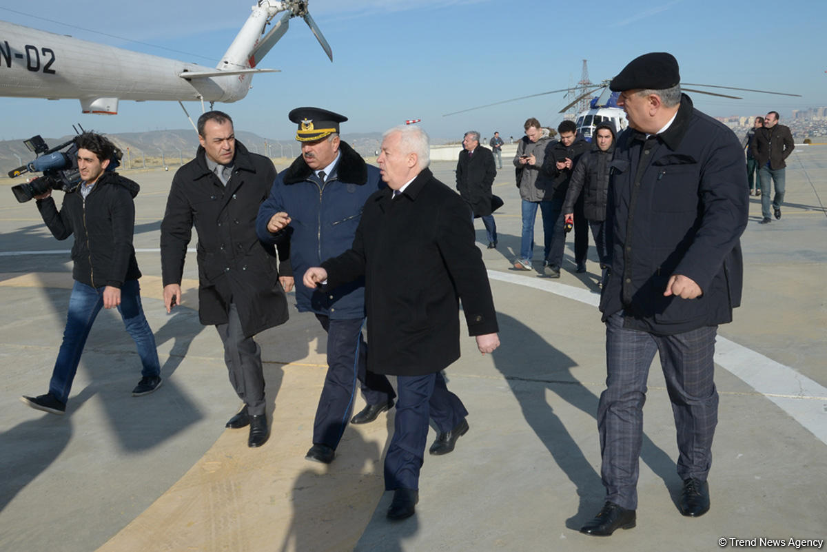 Firefighting underway at faulty platform in Caspian (PHOTO)
