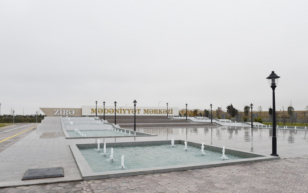 President Aliyev, his spouse attend opening of Zire Cultural Center (PHOTO)