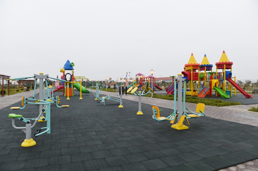 President Aliyev, his spouse attend opening of Zire Cultural Center (PHOTO)