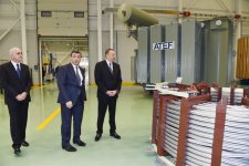 President Aliyev attends opening of large-size transformer plant, lays foundation stone for new enterprise (PHOTO)