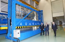 President Aliyev attends opening of large-size transformer plant, lays foundation stone for new enterprise (PHOTO)