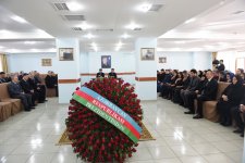 Ilham Aliyev attends farewell ceremony for People's Poet Zalimkhan Yagub