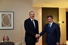 President Aliyev met with Turkish PM Davutoglu