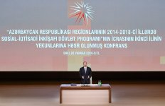 Ilham Aliyev says program on regional development is successful step (PHOTO)