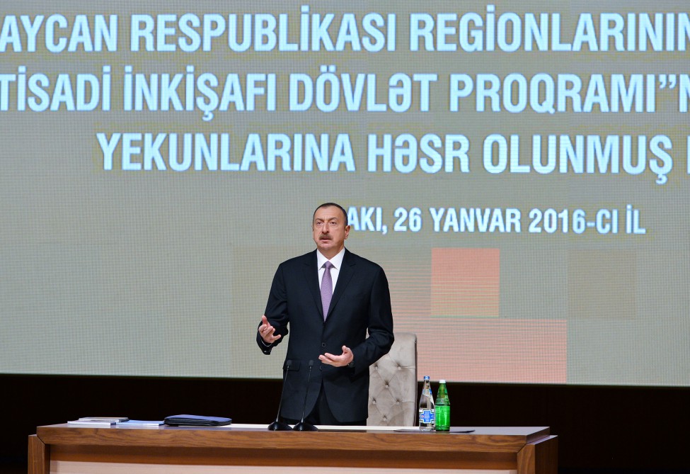 Ilham Aliyev says program on regional development is successful step (PHOTO)