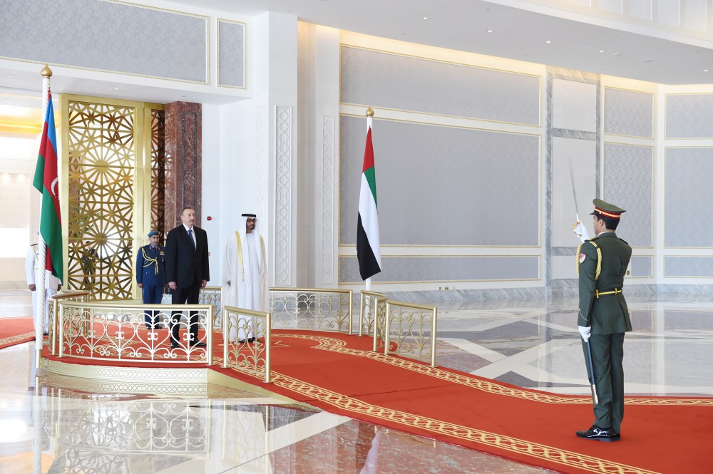 Azerbaijani president pays official visit to UAE