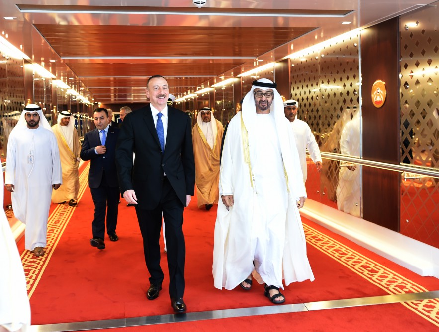 Azerbaijani president pays official visit to UAE