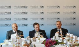 President Aliyev attends Energy Security Roundtable as part of Munich Security Conference
